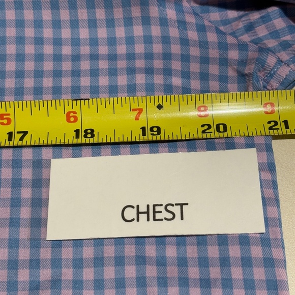 Faherty Men's Long sleeve Supima Cotton Button Down Shirt Sz M Preppy Classic - Picture 7 of 10